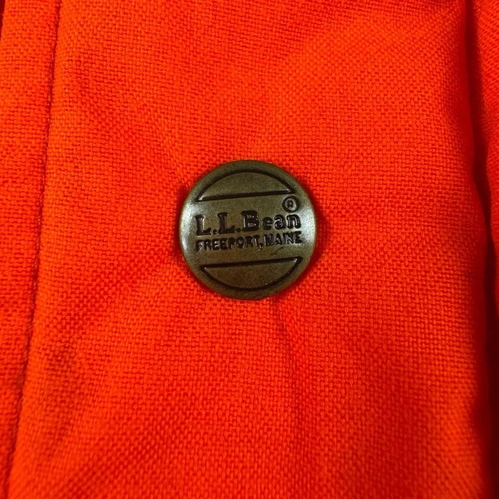 Vintage Woolrich Jacket Mens Large‎ Long Orange Blaze Down Insulated Hunting USA - Picture 4 of 7